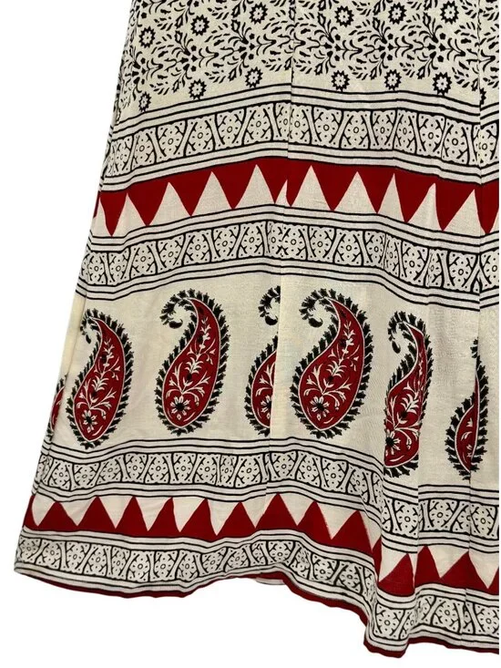 NWOT RARE Jen’s Pirate Booty Paisley Deep V Maxi Dress | Boho Southwestern Indie - Picture 9 of 16